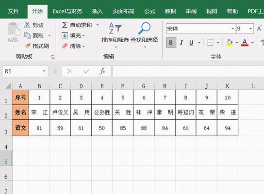 从零开始学习如何制作Excel表格（掌握Excel表格制作的基本技巧和操作步骤）  第1张